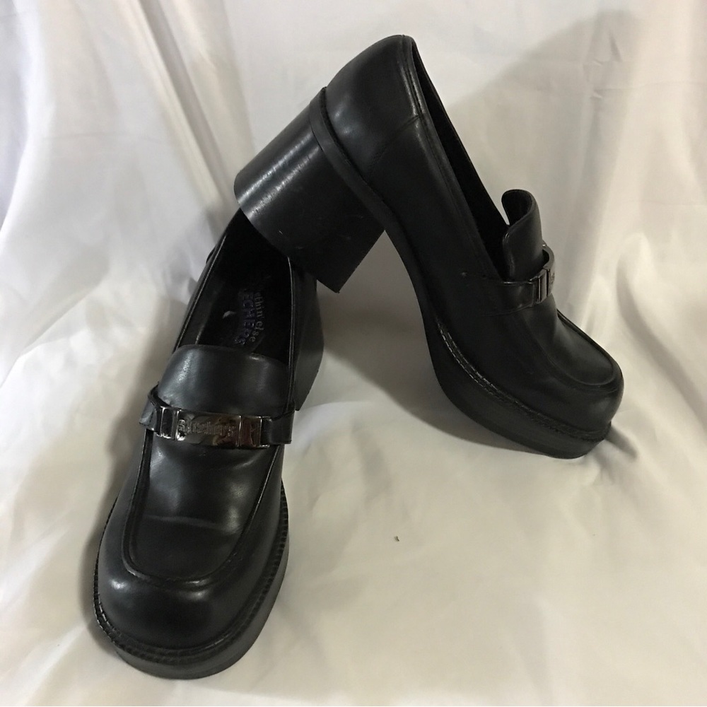 Skechers Something Else Platform Shoes Black 9.5